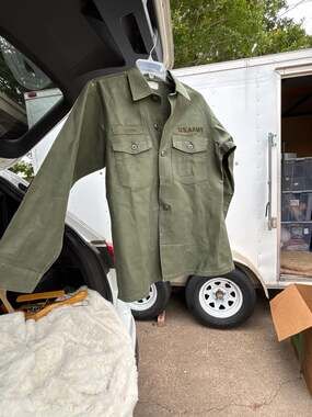 K: True Vintage Military 70's OG-507 Shirt Vietnam War M